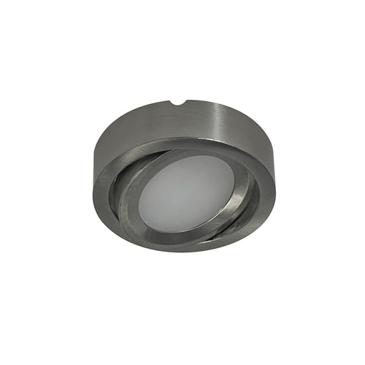 Sl LED Undercab Puck Ligh LED Puck Light Brushed Nickel