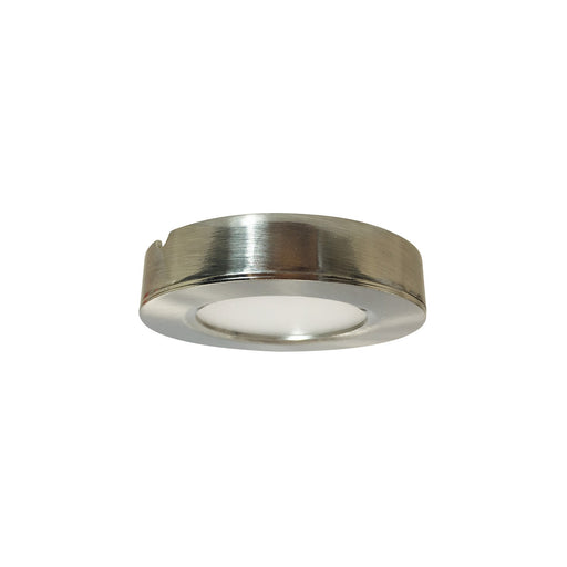 Sl LED Undercab Puck Ligh LED Puck Light Brushed Nickel