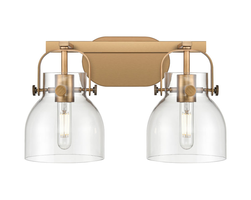 Innovations - 423-2W-BB-G412-6CL - LED Bath Vanity - Downtown Urban - Brushed Brass