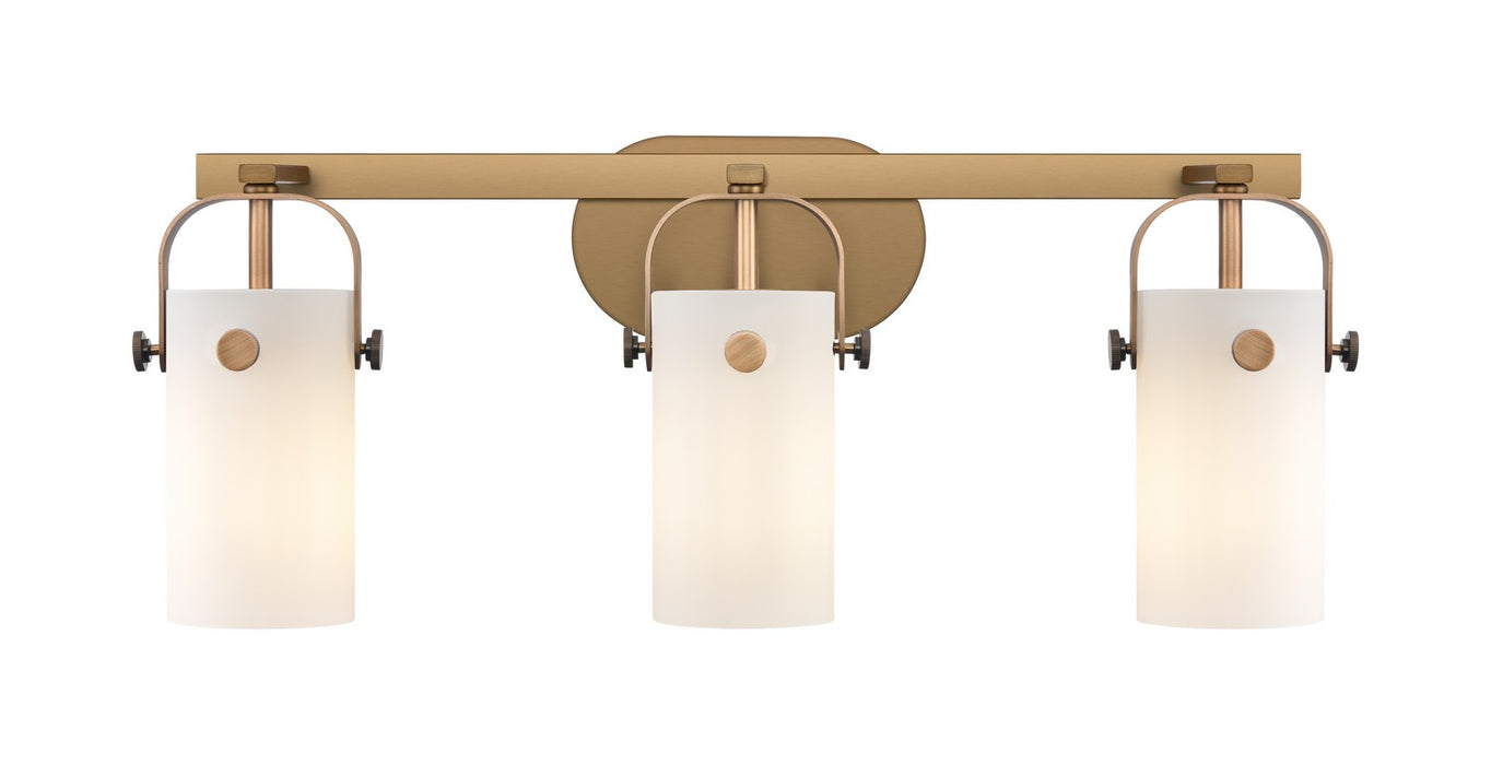 Innovations - 423-3W-BB-G423-7WH - LED Bath Vanity - Pilaster - Brushed Brass