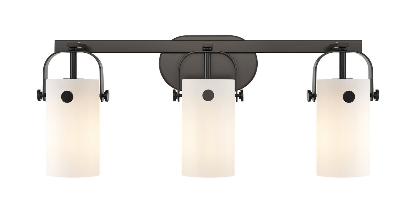 Innovations - 423-3W-BK-G423-7WH - LED Bath Vanity - Pilaster - Matte Black