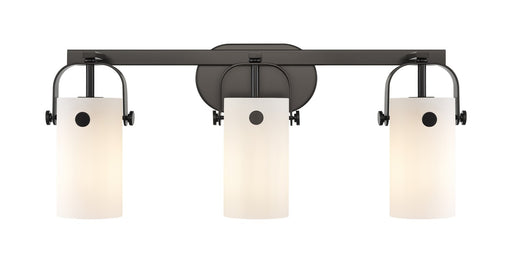 Innovations - 423-3W-BK-G423-7WH - LED Bath Vanity - Pilaster - Matte Black