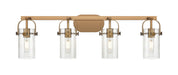 Innovations - 423-4W-BB-G423-7SDY - LED Bath Vanity - Pilaster - Brushed Brass