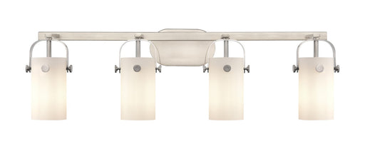 Innovations - 423-4W-SN-G423-7WH - LED Bath Vanity - Pilaster - Brushed Satin Nickel