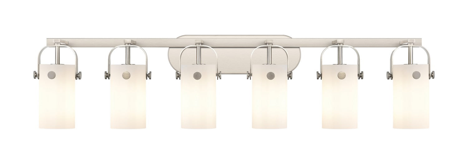 Innovations - 423-6W-SN-G423-7WH - LED Bath Vanity - Downtown Urban - Satin Nickel