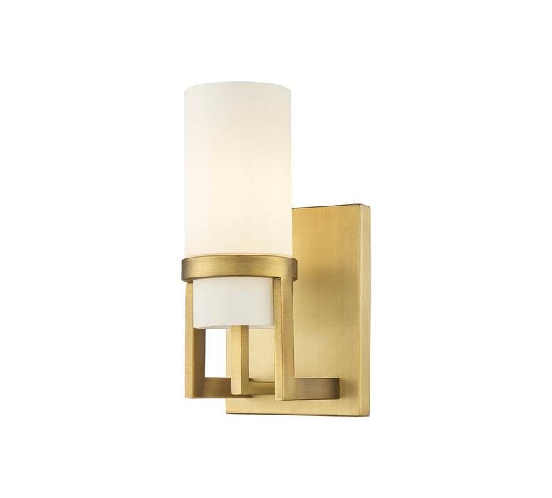 Innovations - 426-1W-BB-G426-8WH - LED Wall Sconce - Downtown Urban - Brushed Brass