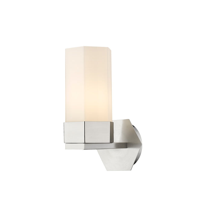 Innovations - 427-1W-SN-G427-9WH - LED Wall Sconce - Downtown Urban - Satin Nickel