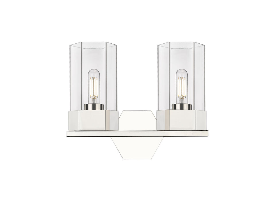 Innovations - 427-2W-PN-G427-9CL - LED Bath Vanity - Downtown Urban - Polished Nickel