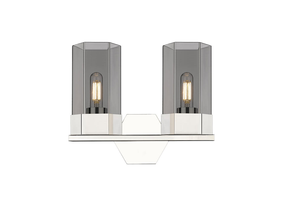 Innovations - 427-2W-PN-G427-9SM - LED Bath Vanity - Downtown Urban - Polished Nickel