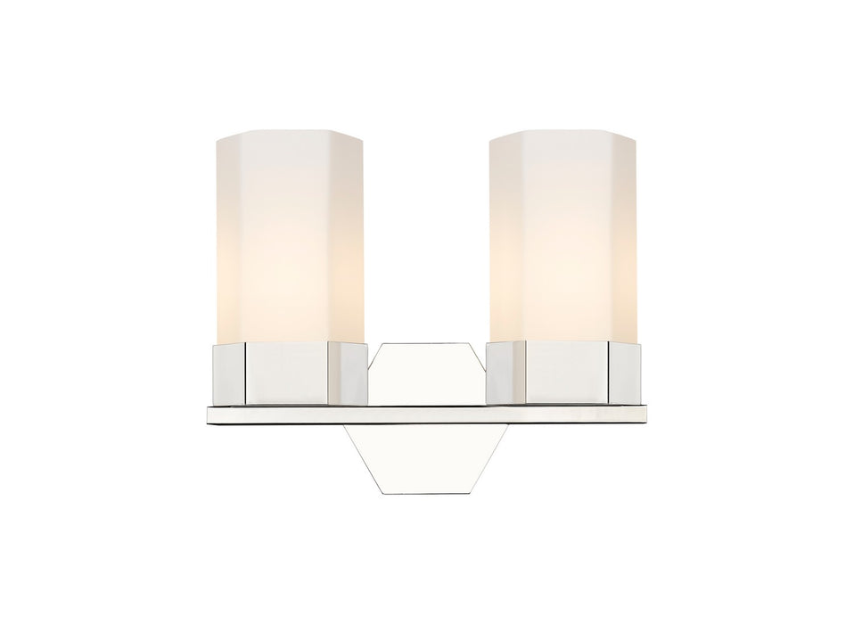 Innovations - 427-2W-PN-G427-9WH - LED Bath Vanity - Downtown Urban - Polished Nickel