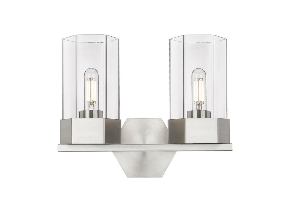 Innovations - 427-2W-SN-G427-9CL - LED Bath Vanity - Downtown Urban - Satin Nickel