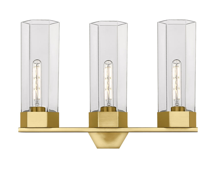 Innovations - 427-3W-BB-G427-14CL - LED Bath Vanity - Downtown Urban - Brushed Brass