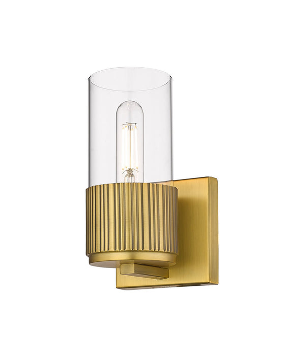 Innovations - 428-1W-BB-G428-7CL - LED Wall Sconce - Downtown Urban - Brushed Brass