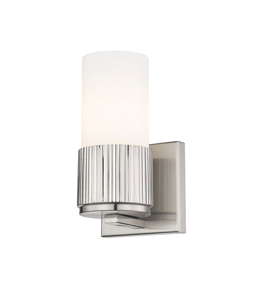 Innovations - 428-1W-SN-G428-7WH - LED Wall Sconce - Downtown Urban - Satin Nickel