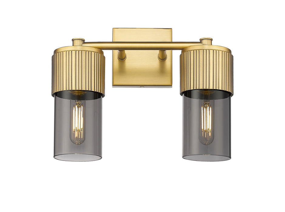 Innovations - 428-2W-BB-G428-7SM - LED Bath Vanity - Downtown Urban - Brushed Brass