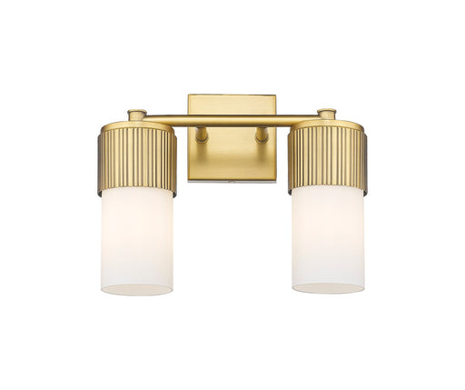 Innovations - 428-2W-BB-G428-7WH - LED Bath Vanity - Downtown Urban - Brushed Brass