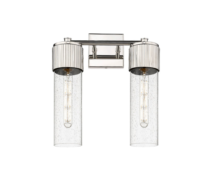 Innovations - 428-2W-PN-G428-12SDY - LED Bath Vanity - Downtown Urban - Polished Nickel