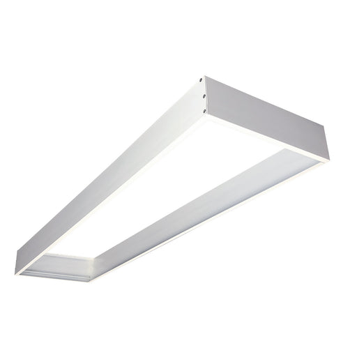 LED Lay-In Panel Light Slide-in Frame for Surface Mounting White