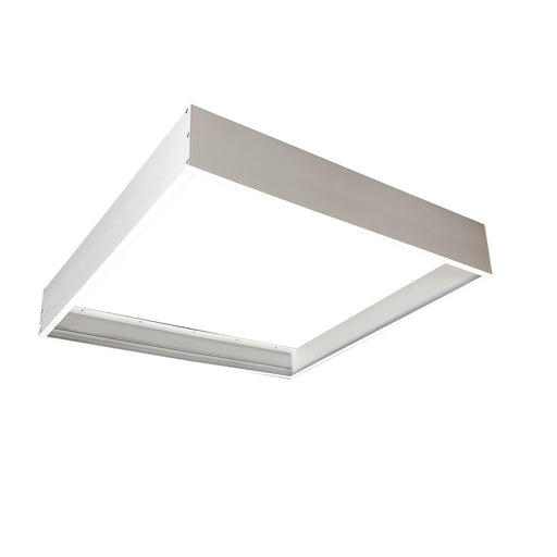 LED Lay-In Panel Light Slide-in Frame for Surface Mounting White
