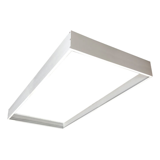 LED Lay-In Panel Light Slide-in Frame for Surface Mounting White