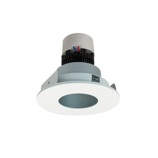 LED Pearl Recessed Haze Pinhole / Matte Powder White Flange