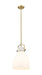 Innovations - 410-1SM-BB-G412-10WH - One Light Pendant - Downtown Urban - Brushed Brass