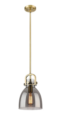 Downtown Urban One Light Pendant Brushed Brass