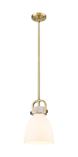 Downtown Urban One Light Pendant Brushed Brass