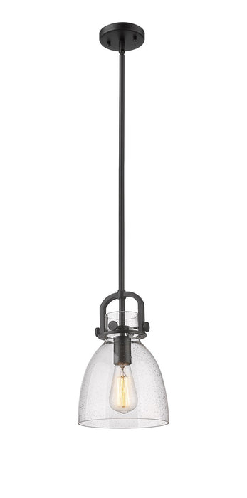 Innovations - 410-1SS-BK-G412-8SDY - One Light Pendant - Downtown Urban - Matte Black