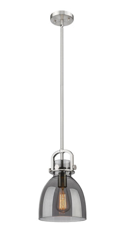 Downtown Urban One Light Pendant Satin Nickel