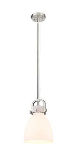 Downtown Urban One Light Pendant Satin Nickel