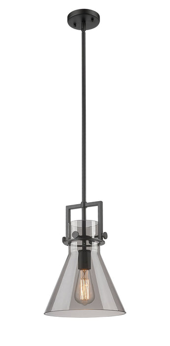 Innovations - 411-1SM-BK-G411-10SM - One Light Mini Pendant - Newton - Matte Black