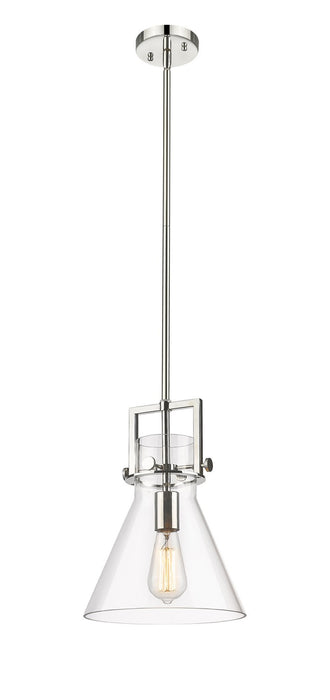 Innovations - 411-1SM-PN-G411-10SDY - One Light Mini Pendant - Newton - Polished Nickel