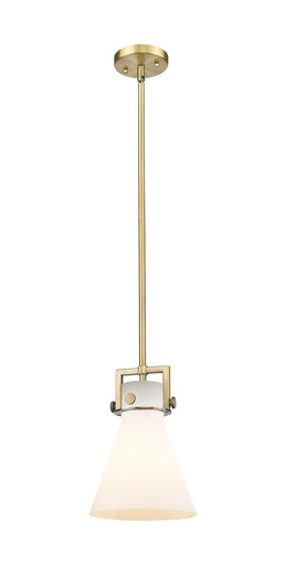 Downtown Urban One Light Pendant Brushed Brass
