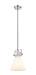 Innovations - 411-1SS-PN-G411-8WH - One Light Pendant - Downtown Urban - Polished Nickel