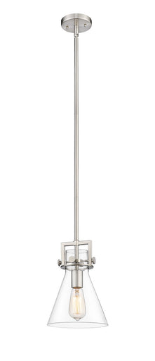 Downtown Urban One Light Pendant Satin Nickel