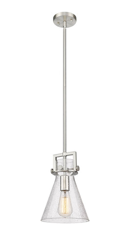 Downtown Urban One Light Pendant Satin Nickel