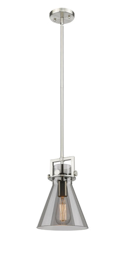 Downtown Urban One Light Pendant Satin Nickel