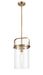Innovations - 413-1SM-BB-G413-1S-8CL - LED Pendant - Downtown Urban - Brushed Brass