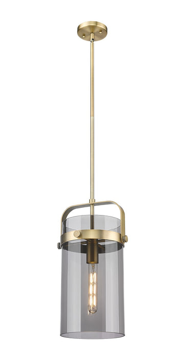 Innovations - 413-1SM-BB-G413-1S-8SM - LED Pendant - Downtown Urban - Brushed Brass