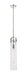 Innovations - 413-1SS-PN-G413-1S-4CL - LED Pendant - Downtown Urban - Polished Nickel