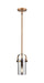 Innovations - 423-1S-BB-G423-7SM - LED Pendant - Downtown Urban - Brushed Brass
