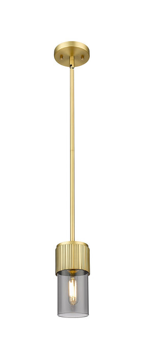 Innovations - 428-1S-BB-G428-7SM - LED Pendant - Downtown Urban - Brushed Brass