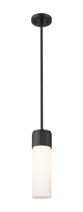 Innovations - 428-1S-BK-G428-12WH - LED Pendant - Downtown Urban - Matte Black