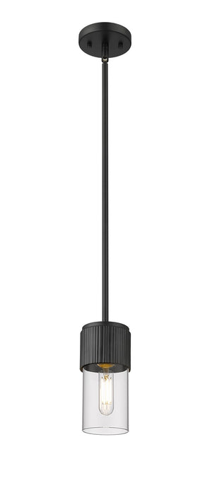 Innovations - 428-1S-BK-G428-7CL - LED Pendant - Downtown Urban - Matte Black