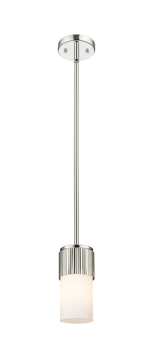 Innovations - 428-1S-PN-G428-7WH - LED Pendant - Downtown Urban - Polished Nickel