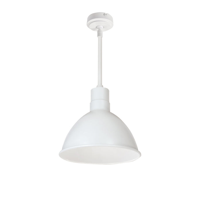 Nora Lighting - NRLM-10ST3040WWLE4/48 - Stem Mounted LED Shade - LED Rlm - White Outer / White Inner