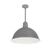 Nora Lighting - NRLM-16ST2535GMWLE4/36 - Stem Mounted LED Shade - LED Rlm - Gun Metal Outer / White Inner