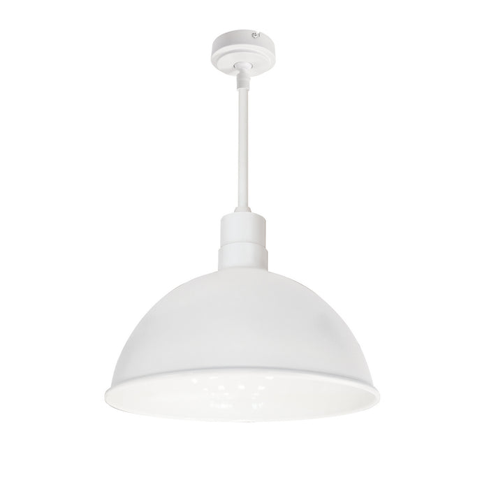 Nora Lighting - NRLM-16ST2535WWLE4/84 - Stem Mounted LED Shade - LED Rlm - White Outer / White Inner