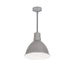 Nora Lighting - NRLM-8ST1040GMWLE4/60 - Stem Mounted LED Shade - LED Rlm - Gun Metal Outer / White Inner